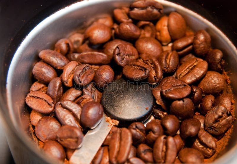Freshly ground coffee stock image. Image of ground, grind 37360199