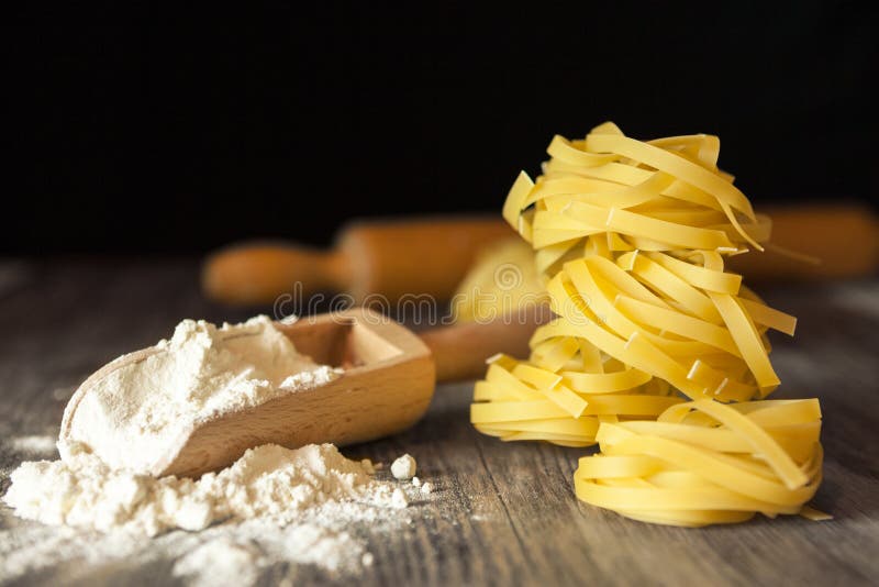 Freshly made pasta stock image. Image of healthy, kitchen 80136745