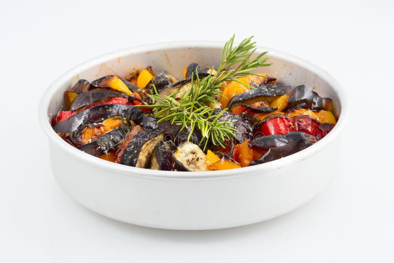 Freshly made ratatouille royalty free stock photos