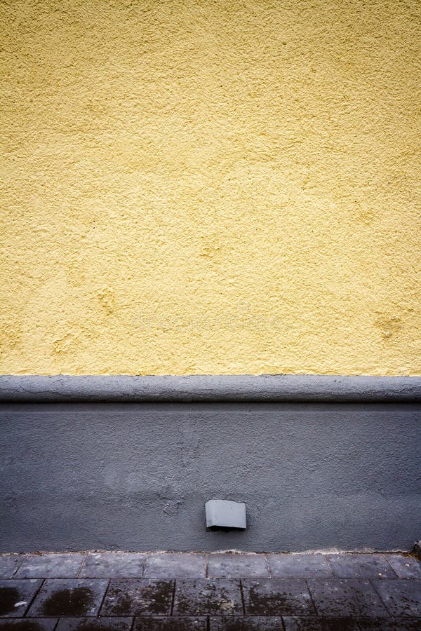 Freshly Painted Yellow Wall Stock Photo Image of grunge, design 59181490