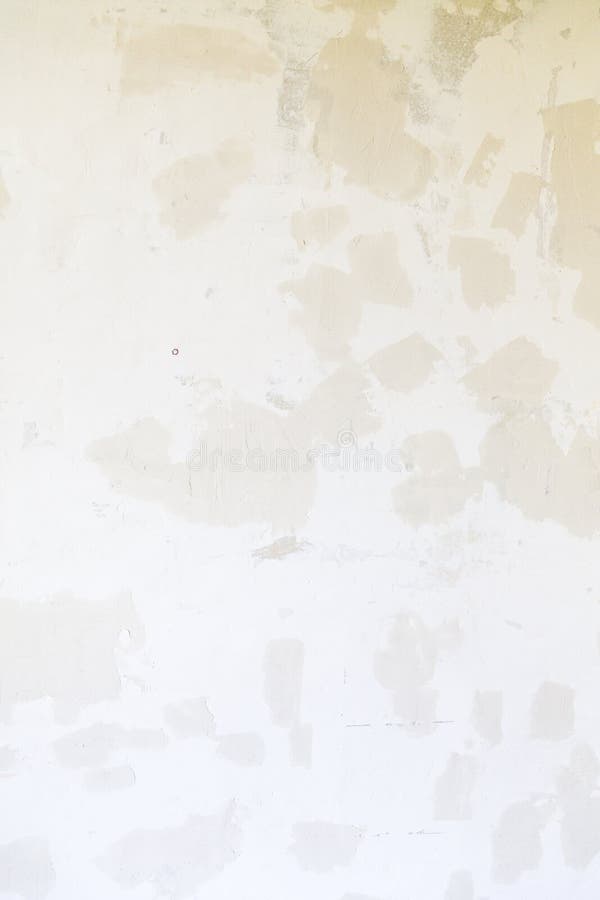 Freshly Plastered Exposed Wall Ready for Decorating. Stock Illustration