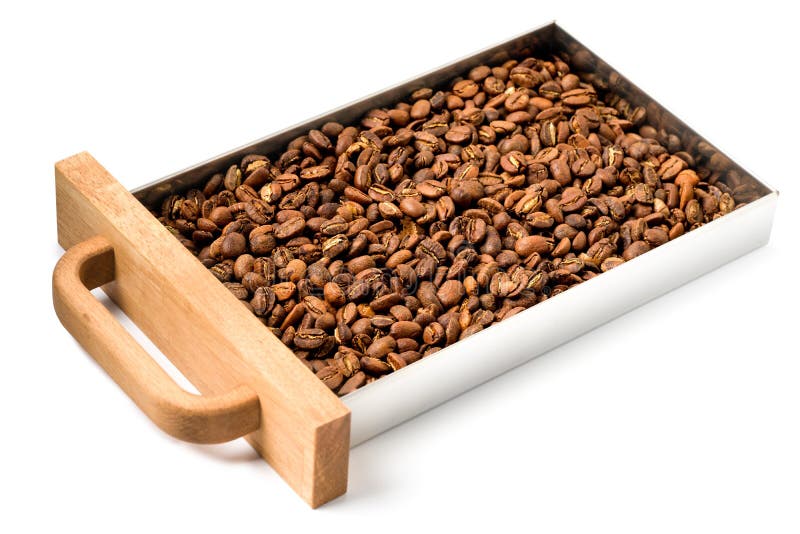 Freshly roasted coffee stock image. Image of dark, coffee 129594767