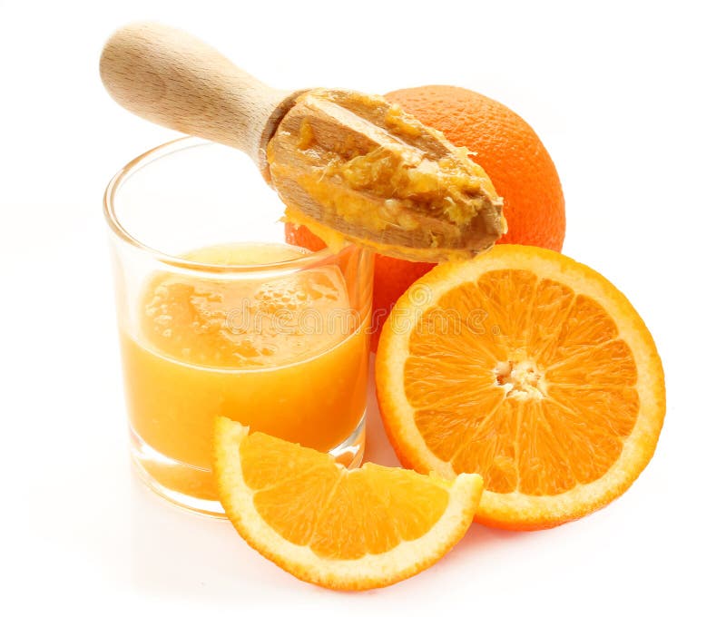 Orange Juice And Sugar Syrup For Baking Stock Image ...
