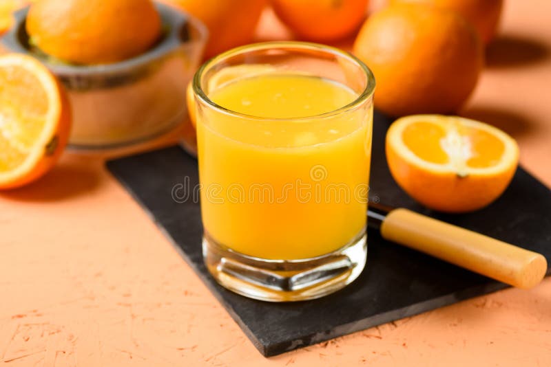 Freshly Squeezed Orange Juice Stock Photo Image of refreshment, diet