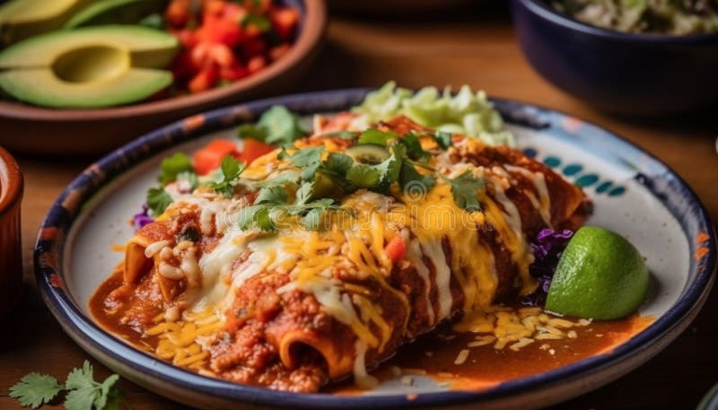 Freshness and Flavor in a Healthy Homemade Vegetarian Mexican Meal