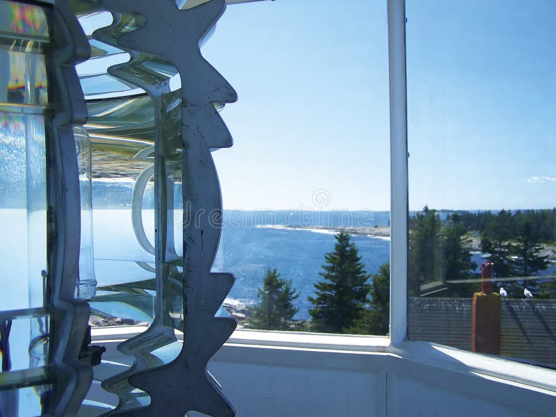 Looking out off Pemaquid lighthouse in Maine. Looking out off Pemaquid lighthouse in Maine