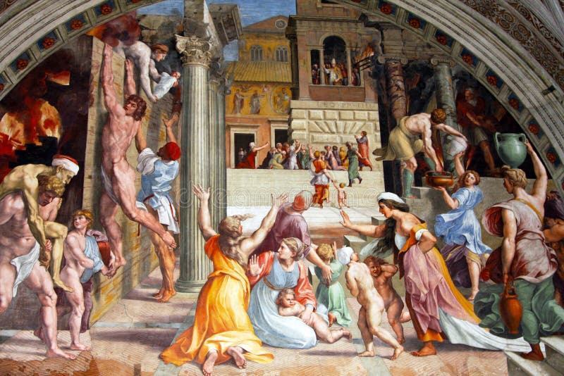 Fresque de Raphael ? Vatican