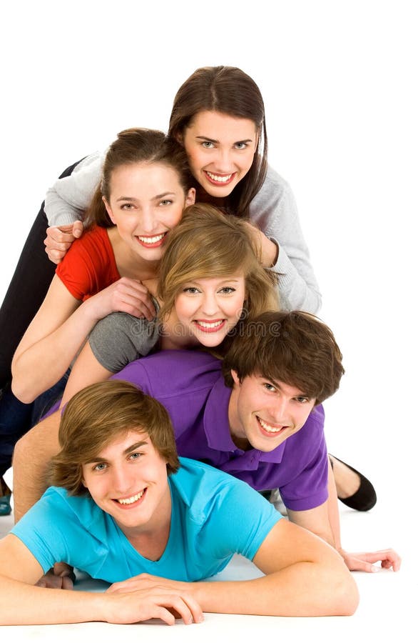 Freunde, die Spaß haben stockfoto Freunde, die Spaß haben stockfoto
