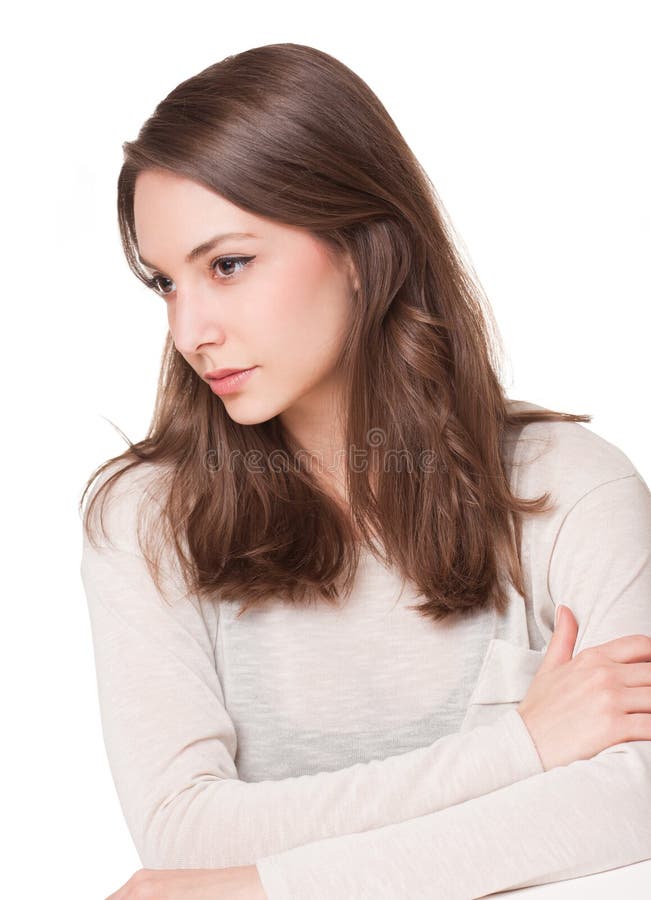 Freundlicher Brunette stockfotos