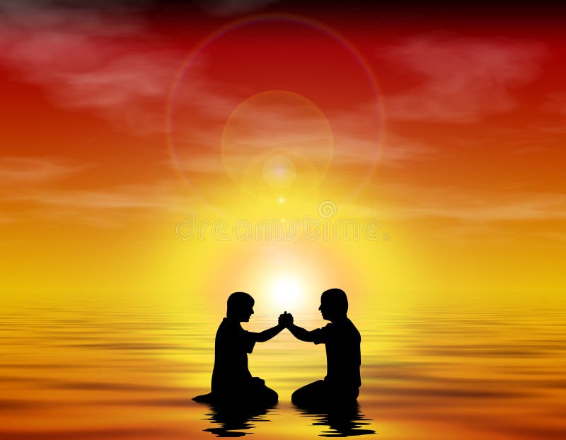 Freundschaft, Anbetung, Tauf lizenzfreie abbildung Freundschaft, Anbetung, Tauf lizenzfreie abbildung