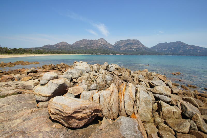 Freycinet NP, Tasmania, Australia zdjęcia stock Freycinet NP, Tasmania, Australia zdjęcia stock
