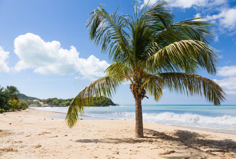 Headland off Friar's or Friars bay off caribbean island of St Martin Maarten. Headland off Friar's or Friars bay off caribbean island of St Martin Maarten