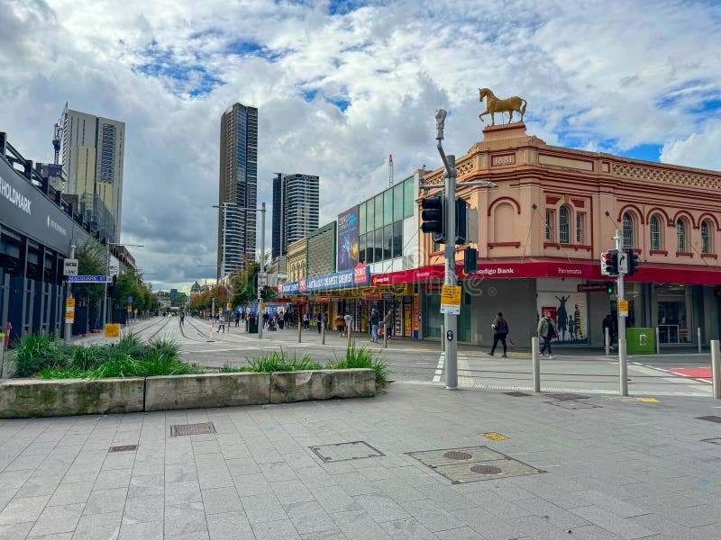 Friday 10 May 2024 Church Street Parramatta Sydney NSW Australia high-rise offices and apartments cafe restaurants in Parramatta Square