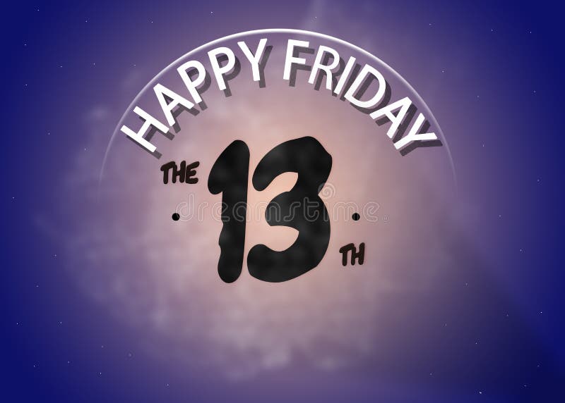 Friday the 13th Calendar Illustration Stock Illustration Illustration