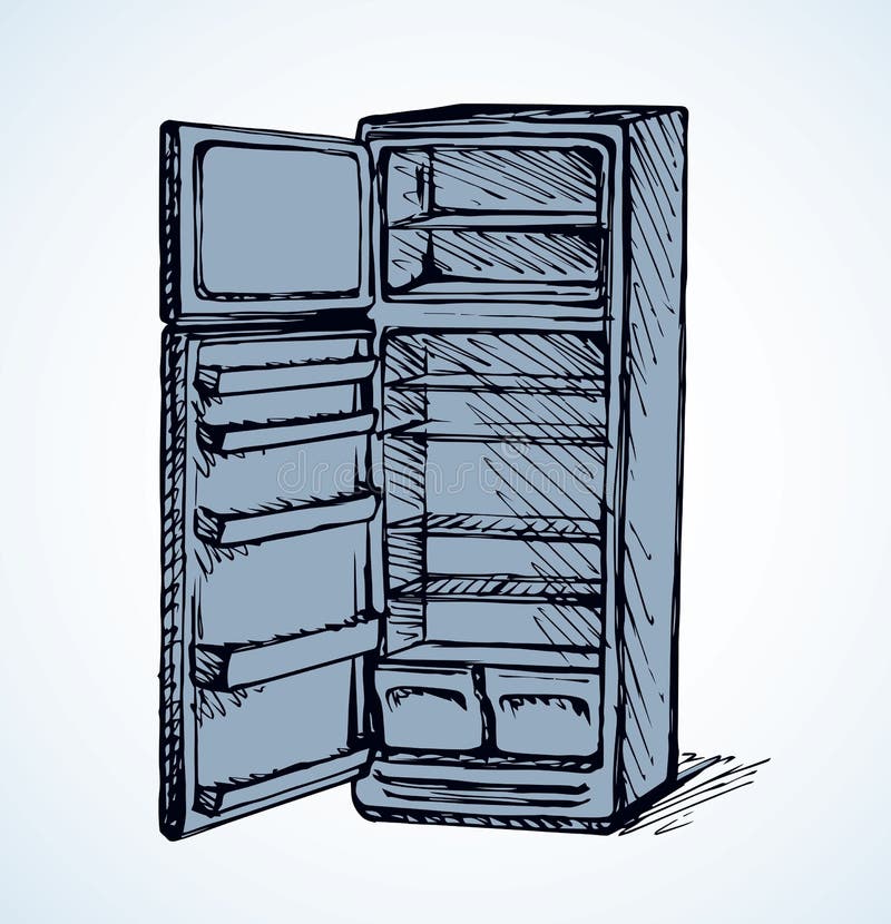 7338 Refrigerator Drawing Images Stock Photos  Vectors  Shutterstock