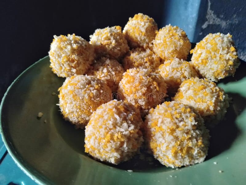 Fried Banana Balls from Indonesia Stock Photo Image of isolated