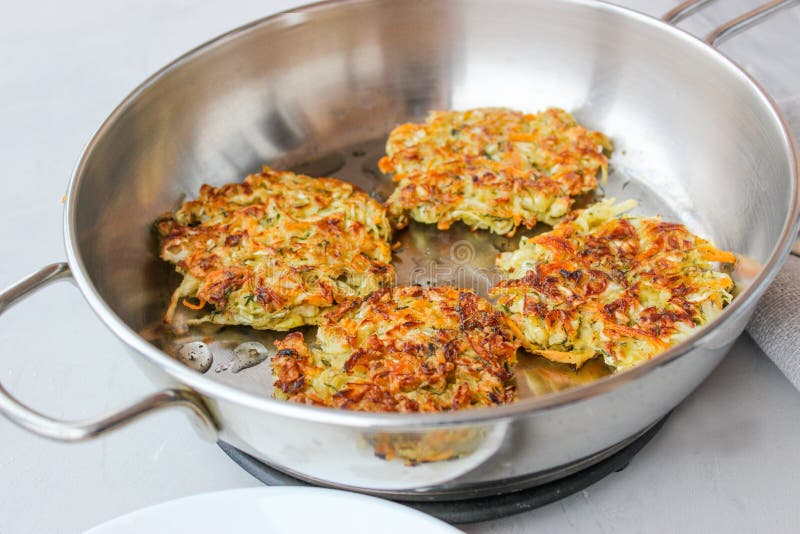 Fried cabbage fritters stock photo. Image of herbs, cabbage 167061466