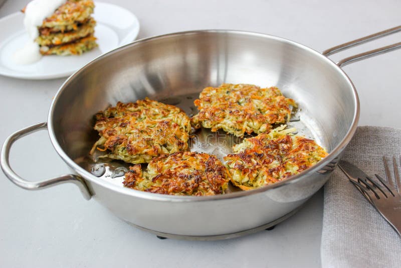 Fried cabbage fritters stock photo. Image of taste, breakfast 167061394