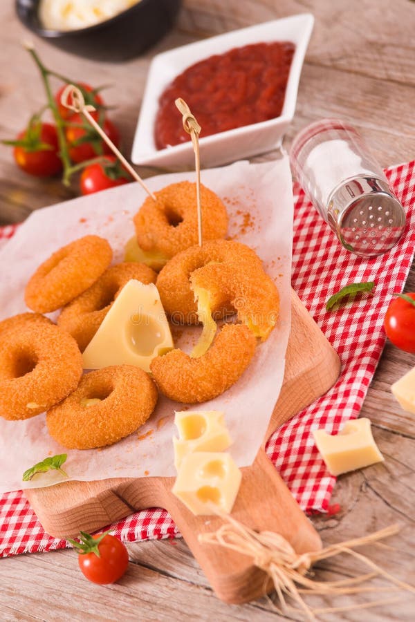 Cheese Ring with Crackers Display Stock Image Image of nutrition