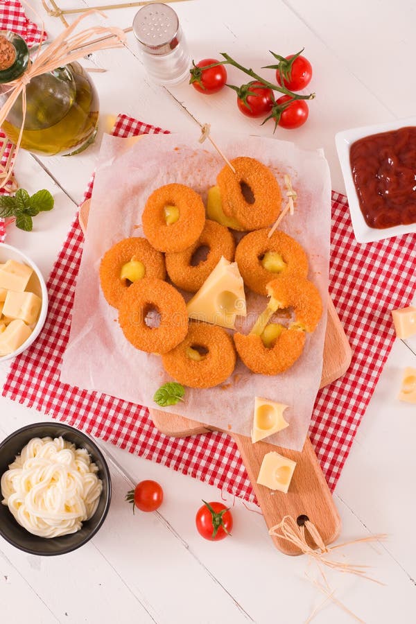 Cheese Ring With Crackers Display Stock Image Image of nutrition