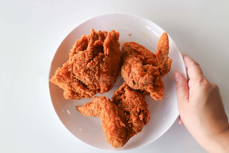 Fried Chicken, Deep Fried Chicken Stock Photo Image of wings, wing 216109224
