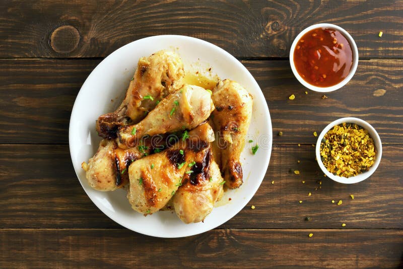 Fried chicken drumstick stock image. Image of fried 111030169