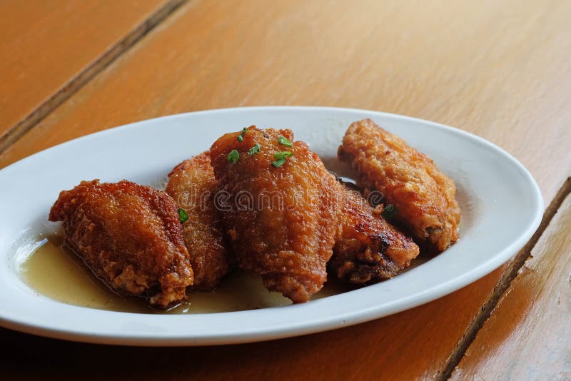 Fried Chicken with Fish Sauce Stock Image Image of appetizer, gourmet