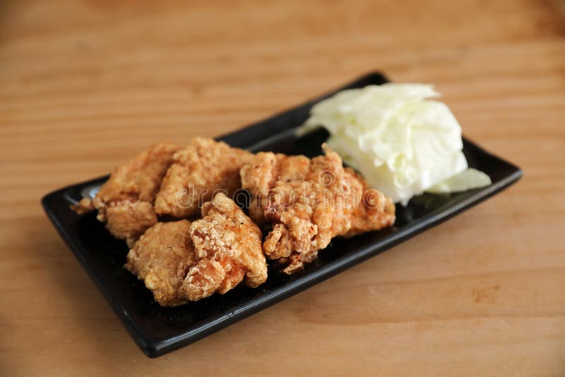 Fried Chicken Japanese Style Karaage Stock Photo Image of delicious