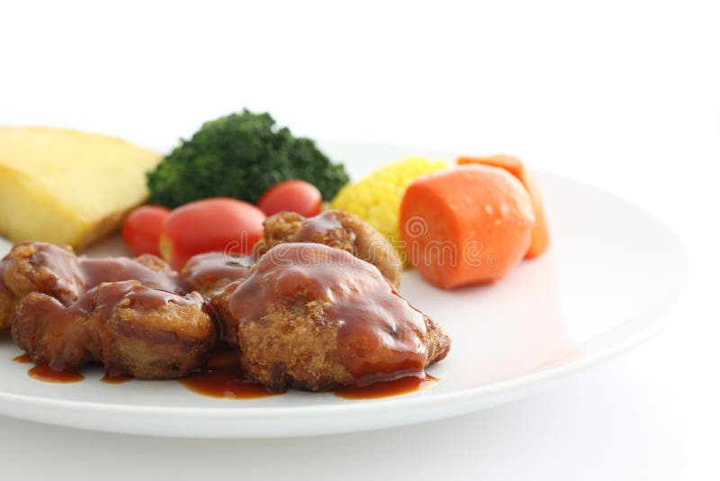 Photo Fried chicken recipe in tomato sauce in Sukabumi