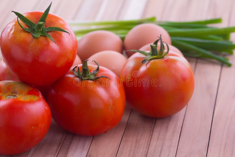 Fried Egg with Tomato Recipe Stock Photo Image of breakfast, boiled
