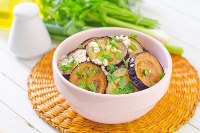 Grilled Eggplant and Goat Cheese with Pine Nuts Stock Photo Image of lemon, lunch 11049830
