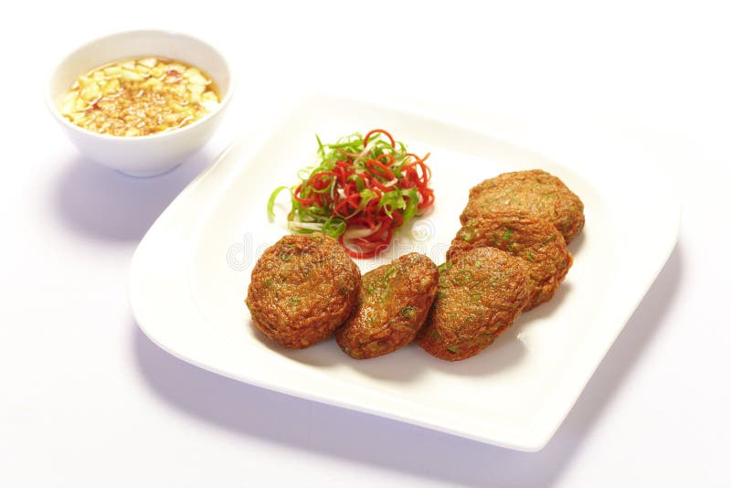 Fried Fish Cakes stock photography