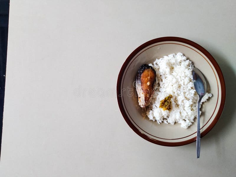 Fried Fish Rice stock photo. Image of sauce, rice, spicy - 320698052