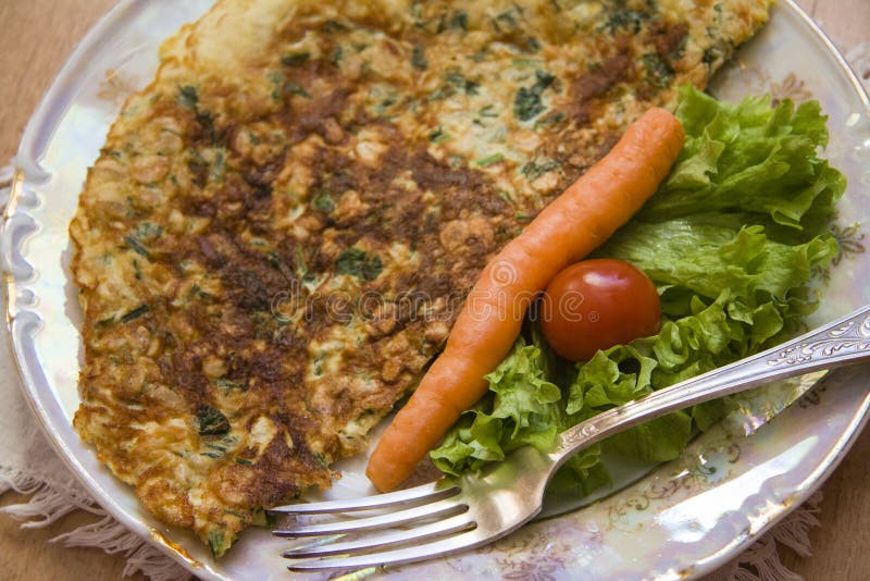 Fried french eggs closeup stock image. Image of healthy 51994105