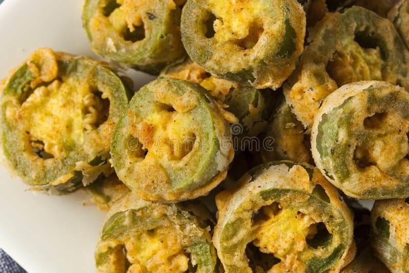 Unhealthy Fried Jalapeno Slices with Dipping Sauce. Unhealthy Fried Jalapeno Slices with Dipping Sauce