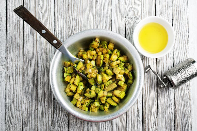 Fried marrow stock photo. Image of preparing, seasonings 152087284