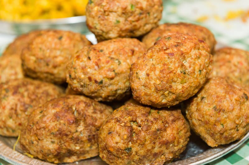 Fried meat balls stock photo. Image of arrange, cooking - 35450566