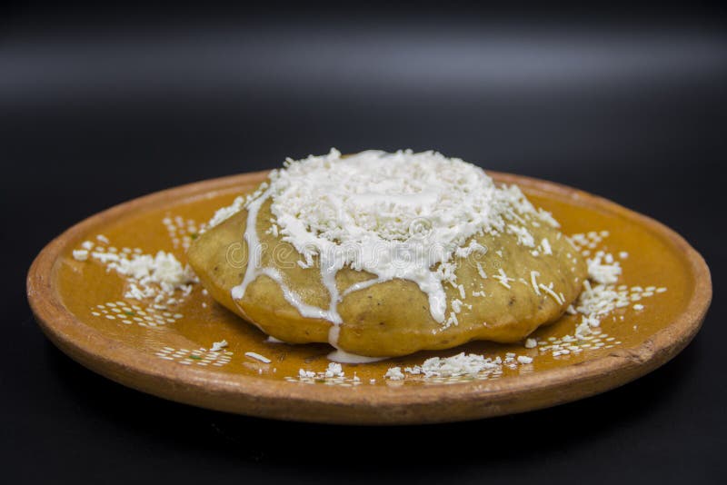 Fried Mexican Snack and Fresh Crumbled Cheese Stock Photo Image of homemade, background 169910216