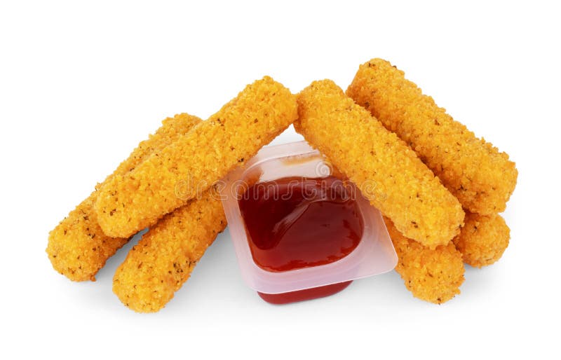 Fried Mozzarella Cheese Sticks Breaded Stock Image Image of garlic