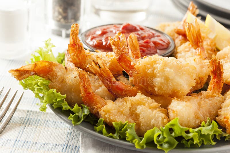 Fried Organic Coconut Shrimp