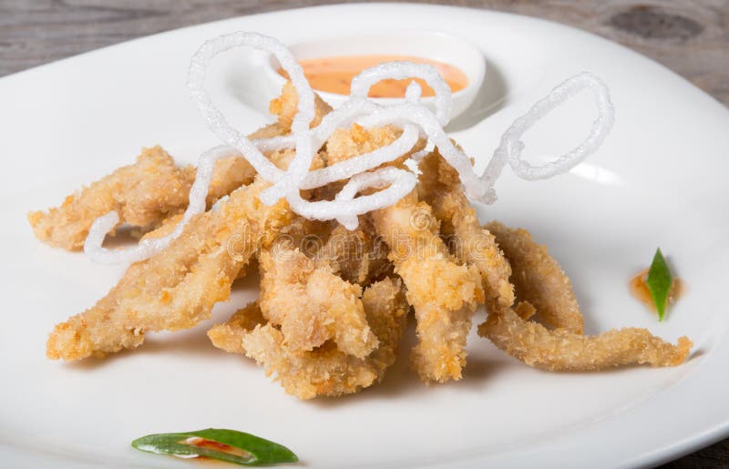 Fried pork in tempura stock photo. Image of shrimp, asian 74872616