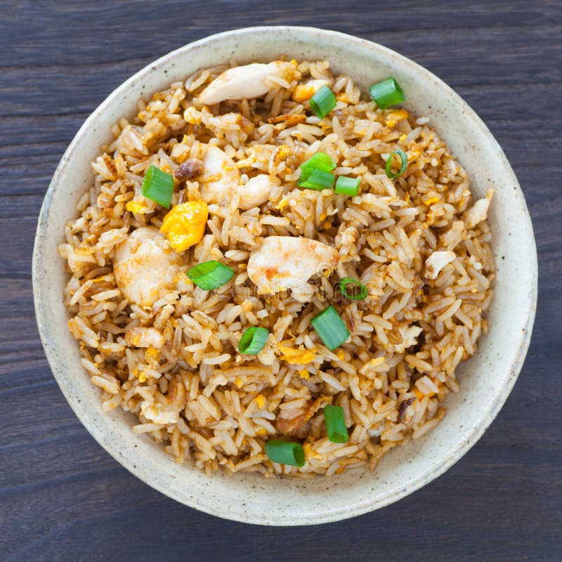 Fried rice chicken