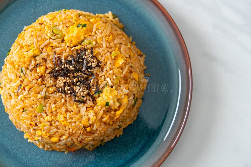 Fried Rice with Egg in Korean Style Stock Image Image of korea, asia