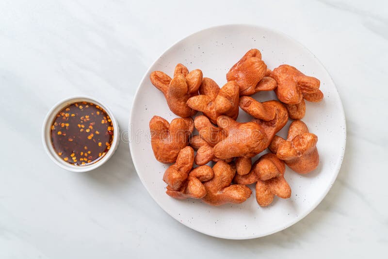 Fried Sausage with Dipping Sauce Stock Image Image of gourmet, fresh 216746003