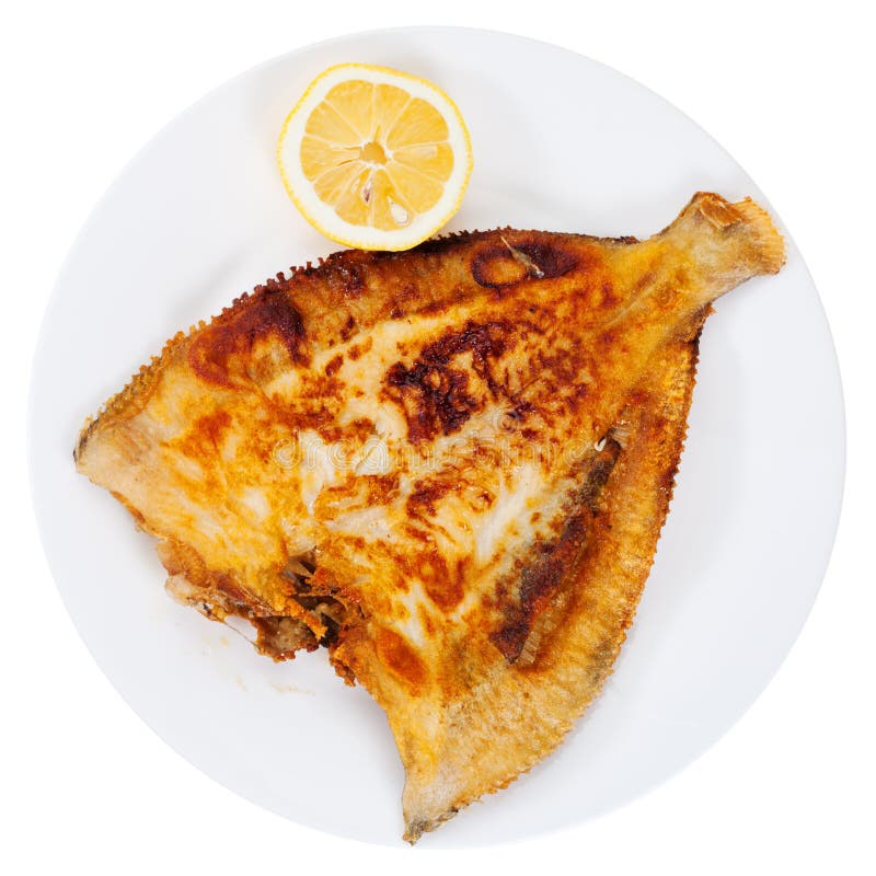 648 Fried Sole Fish White Plate Stock Photos Free & RoyaltyFree