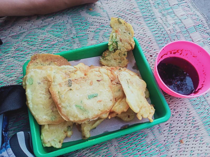 Fried Tempeh is Eaten for a Delicious Breakfast Stock Image Image of