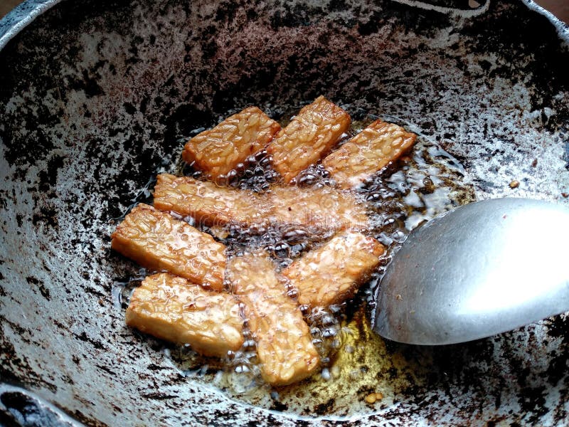 Fried Tofu. Traditional Indonesian Culinary Food Stock Photo - Image of