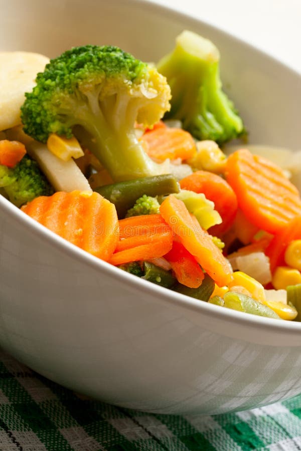 Fried vegetables stock photo. Image of meal, chopped - 24054328