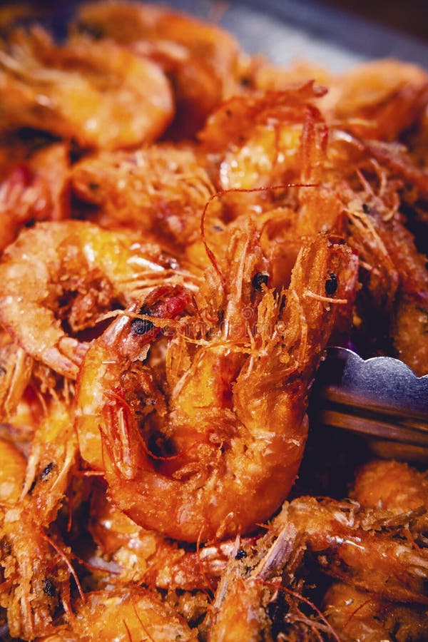 Fried Whole Shrimp stock photo. Image of cooked, chinese 226983750