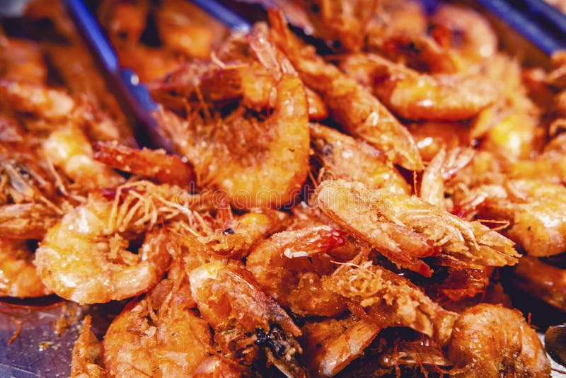 Fried Whole Shrimp Appetizer Stock Image Image of healthy, karaage